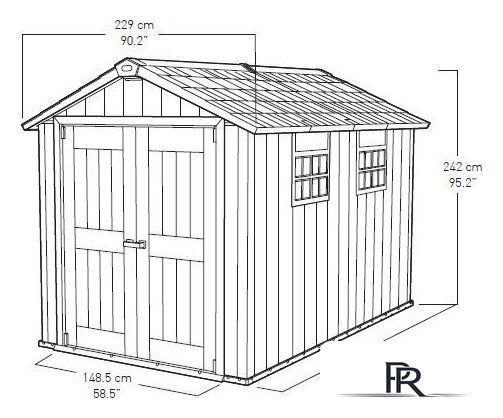  Keter Oakland 7511 (2.29x3.5 м) - Изображение №4 — Интернет-магазин ПроЗаказ