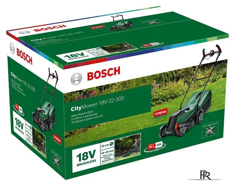 Газонокосилка Bosch CityMower 18V-32-300 06008B9A08 (без АКБ) - Изображение №3 — Интернет-магазин ПроЗаказ