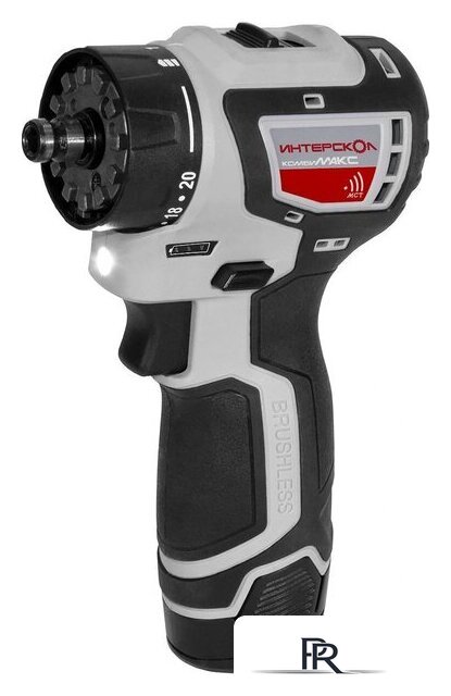 Дрель-шуруповерт Интерскол КомбиМАКС ДА-10/12В 36 687.2.2.79 (с 2-мя АКБ, кейс) - Изображение №3 — Интернет-магазин ПроЗаказ