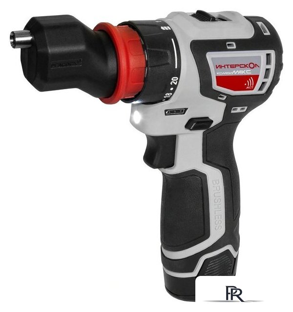 Дрель-шуруповерт Интерскол КомбиМАКС ДА-10/12В 36 687.2.2.79 (с 2-мя АКБ, кейс) - Изображение №4 — Интернет-магазин ПроЗаказ