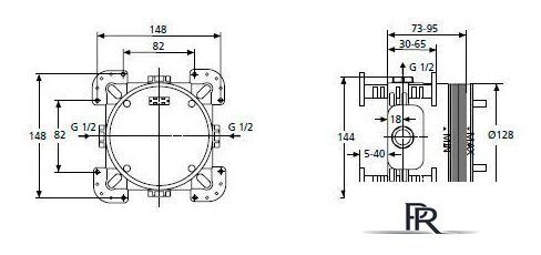 Монтажная коробка Ideal Standard A1000NU - Изображение №2 — Интернет-магазин ПроЗаказ