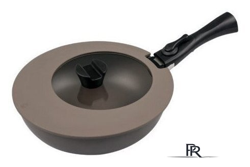 Набор сковород Lara LR01-301 (коричневый) - Изображение №3 — Интернет-магазин ПроЗаказ