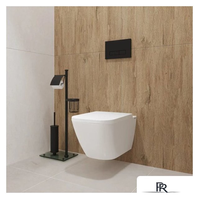 Унитаз подвесной Lauter Nuremberg 21811 + 21901002 (белый, с кнопкой смыва 219704J черный) - Изображение №20 — Интернет-магазин ПроЗаказ