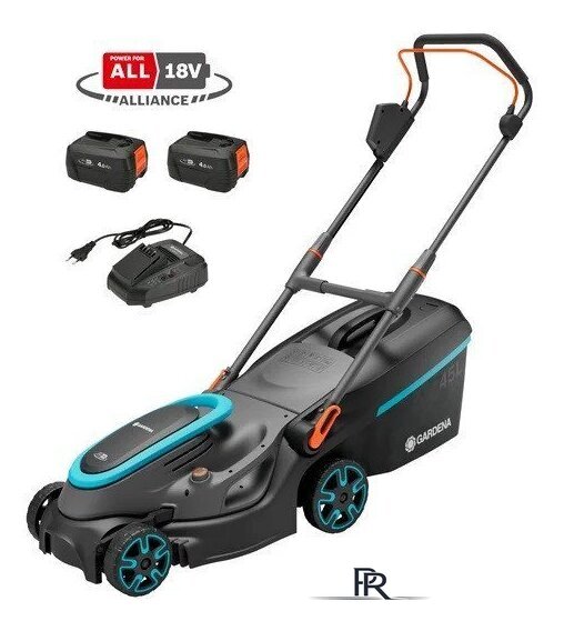 Газонокосилка Gardena PowerMax 37/36V P4A Set 14638-20 (с 2-мя АКБ) - Изображение №1 — Интернет-магазин ПроЗаказ