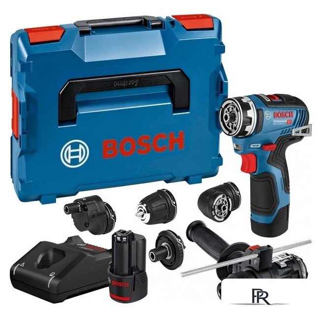 Дрель-шуруповерт Bosch GSR 12V-35 FC Professional 06019H3008 (с 2-мя АКБ, набор сменных патронов, кейс) - Изображение №1 — Интернет-магазин ПроЗаказ
