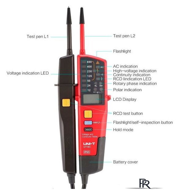 Тестер UNI-T UT18C - Изображение №6 — Интернет-магазин ПроЗаказ