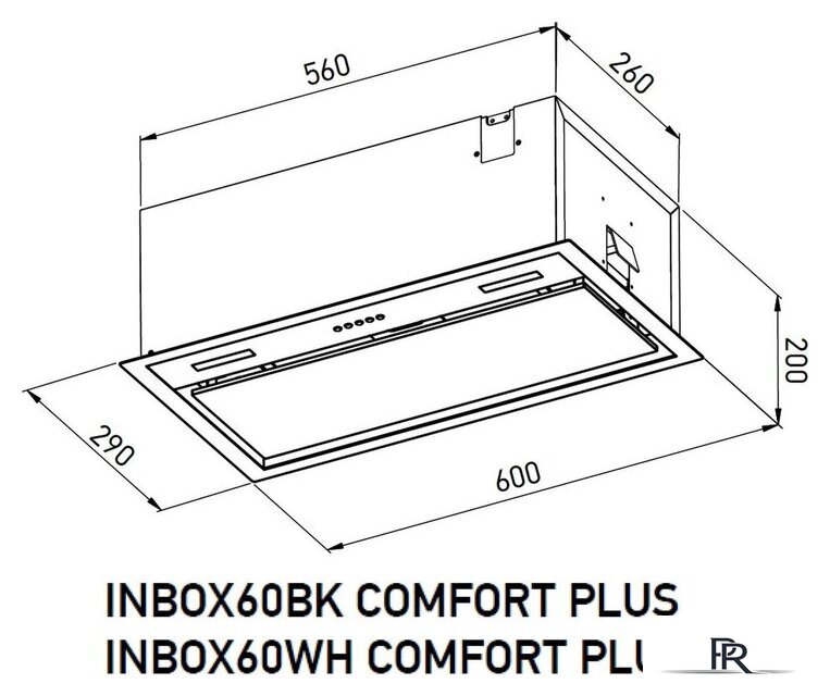 Кухонная вытяжка Meferi INBOX60BK Comfort Plus - Изображение №14 — Интернет-магазин ПроЗаказ