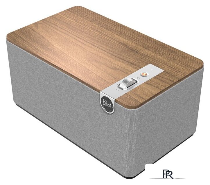 Беспроводная колонка Klipsch The Three Plus (серый/коричневый) - Изображение №1 — Интернет-магазин ПроЗаказ