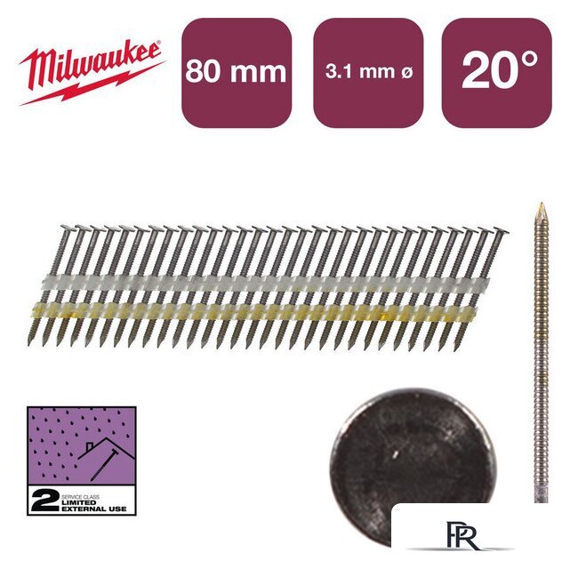 Гвозди для пистолета Milwaukee 4932492593 (1750 шт) - Изображение №1 — Интернет-магазин ПроЗаказ
