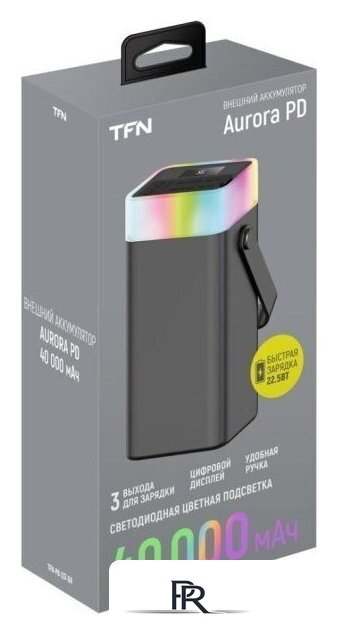 Внешний аккумулятор TFN Apollo RGB 22.5W 40000mAh (серый) - Изображение №4 — Интернет-магазин ПроЗаказ