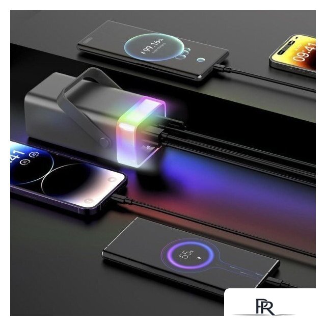 Внешний аккумулятор TFN Apollo RGB 22.5W 40000mAh (серый) - Изображение №5 — Интернет-магазин ПроЗаказ