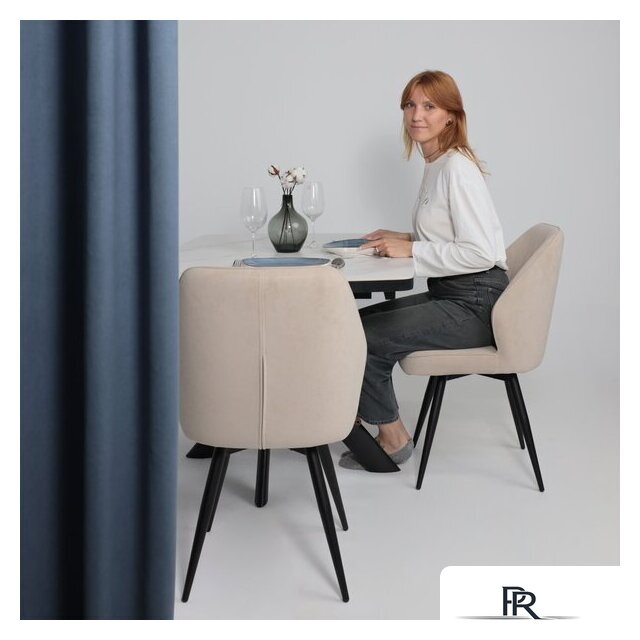 Стул Мамадома Michael-R1 360 (b03 Cream Lux/черный) - Изображение №2 — Интернет-магазин ПроЗаказ