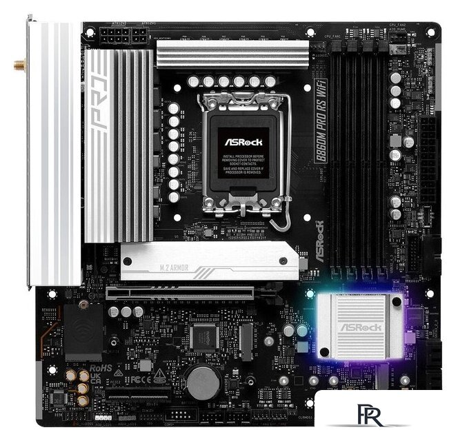 Материнская плата ASRock B860M Pro RS WiFi - Изображение №1 — Интернет-магазин ПроЗаказ