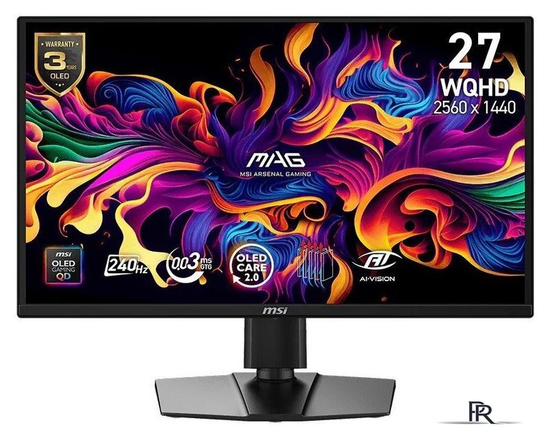 Игровой монитор MSI MAG 272QP QD-OLED X24 - Изображение №1 — Интернет-магазин ПроЗаказ