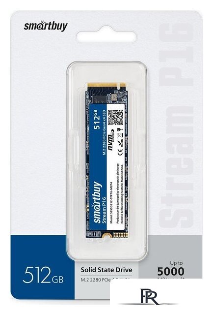 SSD SmartBuy Stream P16 512GB SBSSD512-STP16-M2P4 - Изображение №2 — Интернет-магазин ПроЗаказ