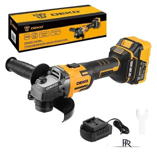 Угловая шлифмашина Deko ZKAG20 084-1044 (с 1-им АКБ) - Изображение №1 — Интернет-магазин ПроЗаказ