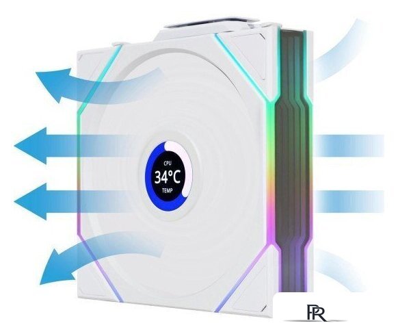 Вентилятор для корпуса Lian Li Uni Fan TL 120 Wireless Reverse 12RTLLCD1W1W G99.12RTLLCD1W1W.R0 - Изображение №3 — Интернет-магазин ПроЗаказ