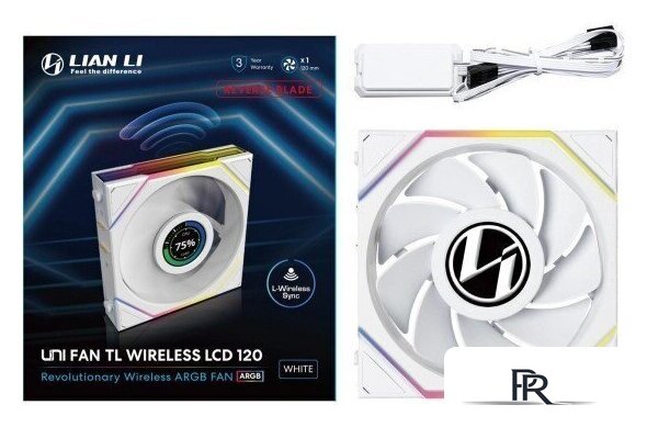 Вентилятор для корпуса Lian Li Uni Fan TL 120 Wireless Reverse 12RTLLCD1W1W G99.12RTLLCD1W1W.R0 - Изображение №8 — Интернет-магазин ПроЗаказ