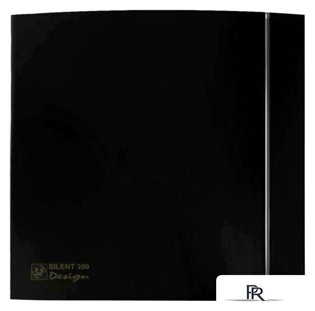 Осевой вентилятор Soler&Palau Silent-200 CRZ Black Design 5210425400-436900 - Изображение №1 — Интернет-магазин ПроЗаказ