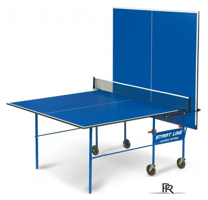 Теннисный стол Start Line Olympic Optima 6023-2 (с сеткой, синий) - Изображение №2 — Интернет-магазин ПроЗаказ