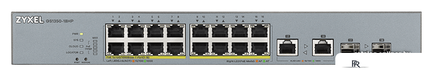 Управляемый коммутатор 2-го уровня Zyxel GS1350-18HP - Изображение №2 — Интернет-магазин ПроЗаказ