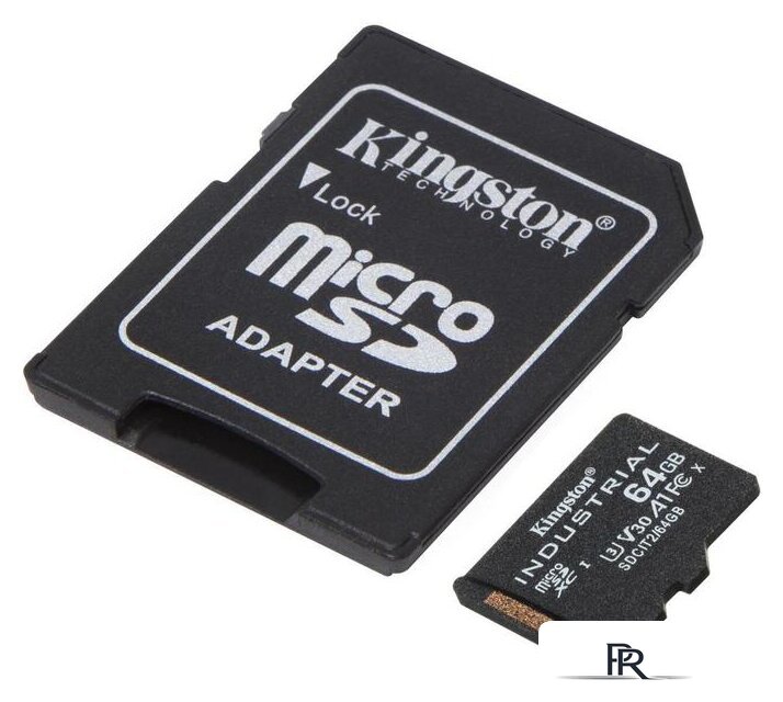 Карта памяти Kingston Industrial microSDXC SDCIT2/64GB 64GB (с адаптером) - Изображение №2 — Интернет-магазин ПроЗаказ