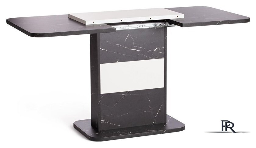 Кухонный стол TetChair Smart 105-140x68.6х75 (мрамор блэк роял/белый) - Изображение №6 — Интернет-магазин ПроЗаказ