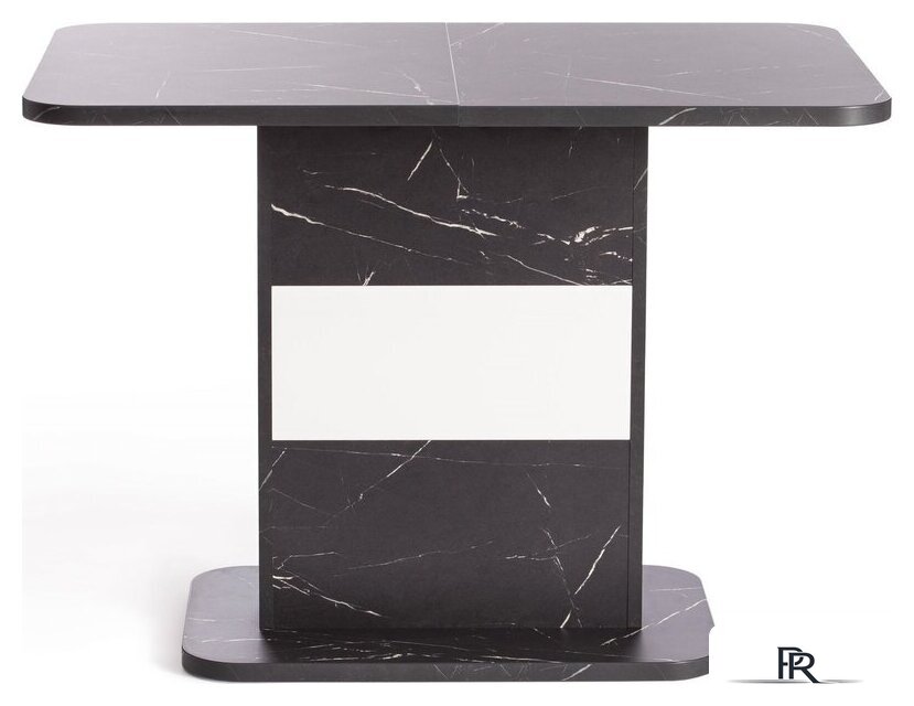 Кухонный стол TetChair Smart 105-140x68.6х75 (мрамор блэк роял/белый) - Изображение №2 — Интернет-магазин ПроЗаказ