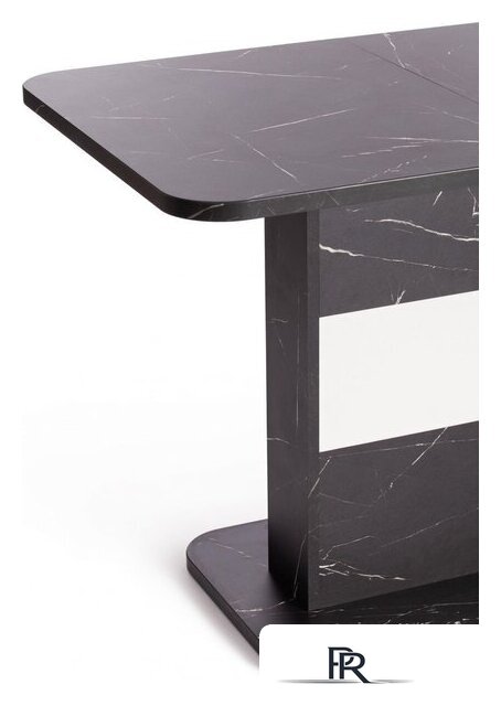 Кухонный стол TetChair Smart 105-140x68.6х75 (мрамор блэк роял/белый) - Изображение №8 — Интернет-магазин ПроЗаказ