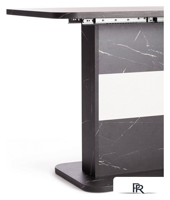 Кухонный стол TetChair Smart 105-140x68.6х75 (мрамор блэк роял/белый) - Изображение №7 — Интернет-магазин ПроЗаказ