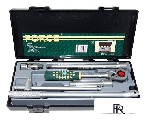Набор трещотка с удлинителями Force 40612 (6 предметов) - Изображение №1 — Интернет-магазин ПроЗаказ