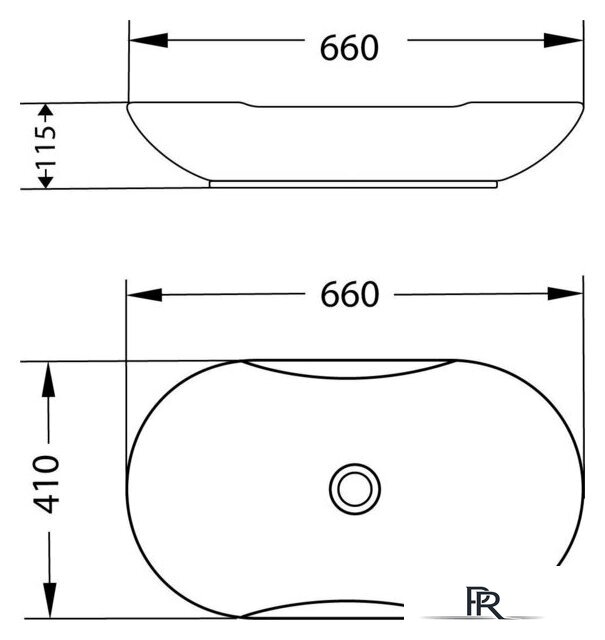 Умывальник Lauter 21570 + Cascade 21СК0655C - Изображение №4 — Интернет-магазин ПроЗаказ