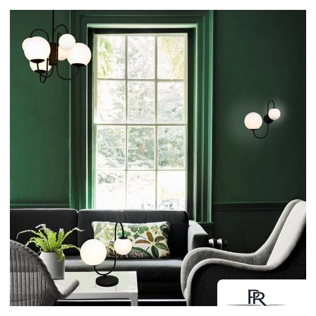 Бра Элетех Тефия 521 НББ 01-2х40-101 1005405127 (черный) - Изображение №4 — Интернет-магазин ПроЗаказ