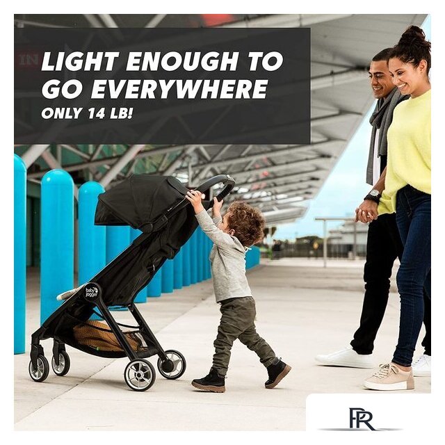 Коляска прогулочная «книга» Baby Jogger City Tour 2 (shadow grey) - Изображение №3 — Интернет-магазин ПроЗаказ