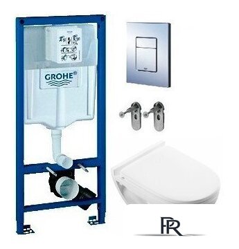 Унитаз подвесной Sanita 38772001 + ATCSLWH0104 - Изображение №1 — Интернет-магазин ПроЗаказ