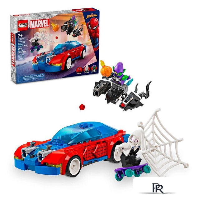 Конструктор LEGO Marvel Super Heroes 76279 Гоночная машина Человека-паука и Зеленый гоблин Веном - Изображение №6 — Интернет-магазин ПроЗаказ