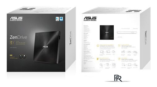 Оптический привод ASUS ZenDrive U9M SDRW-08U9M-U (черный) - Изображение №6 — Интернет-магазин ПроЗаказ