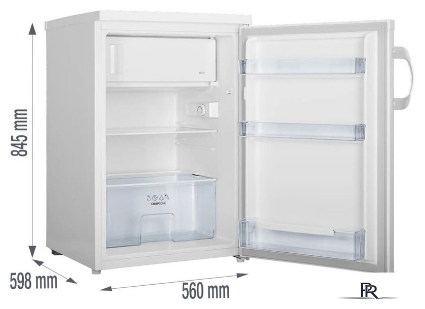 Однокамерный холодильник Gorenje RB492PW - Изображение №4 — Интернет-магазин ПроЗаказ