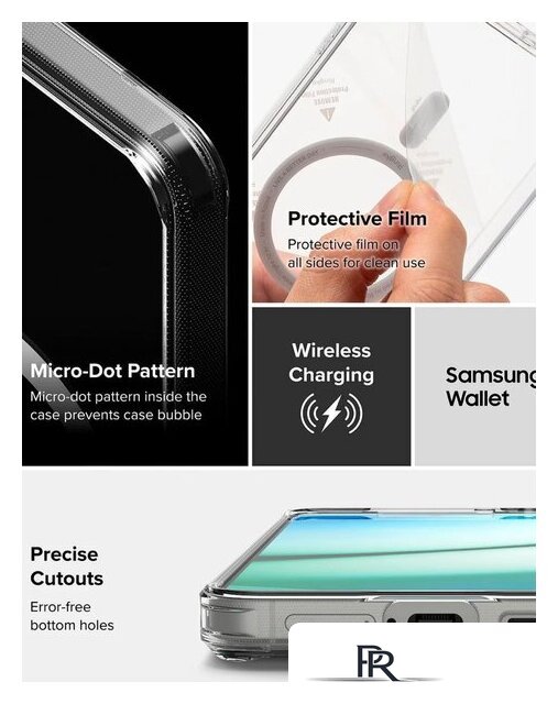 Чехол для телефона Ringke Fusion Magnetic для Galaxy S25 Clear - Изображение №11 — Интернет-магазин ПроЗаказ