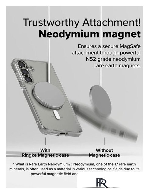 Чехол для телефона Ringke Fusion Magnetic для Galaxy S25 Clear - Изображение №4 — Интернет-магазин ПроЗаказ