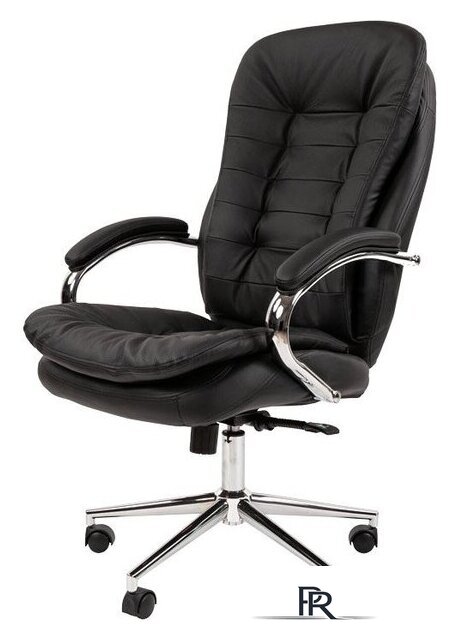 Офисное кресло CHAIRMAN 795 N (кожа, черный) - Изображение №7 — Интернет-магазин ПроЗаказ