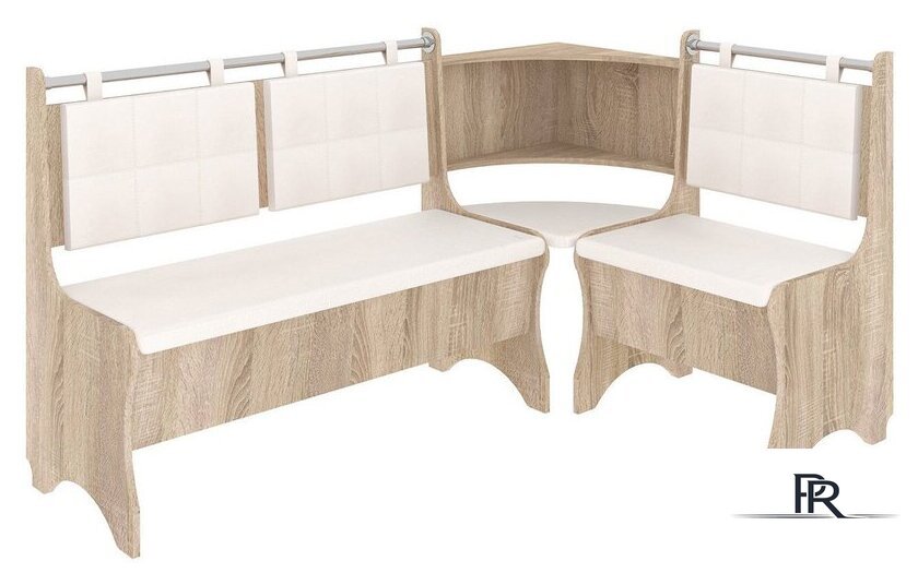 Угловой диван Mio Tesoro Оазис-2 108x163 (дуб сонома/ваниль) - Изображение №1 — Интернет-магазин ПроЗаказ