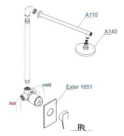 Душевая система  Wasserkraft A12610 - Изображение №3 — Интернет-магазин ПроЗаказ