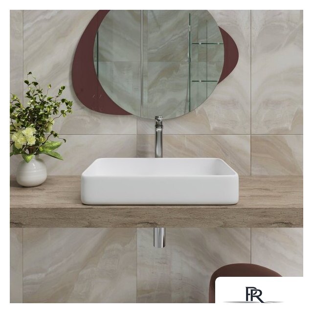 Умывальник Lauter 21842 + клапан 21190W + сифон 21635W (белый матовый) - Изображение №10 — Интернет-магазин ПроЗаказ