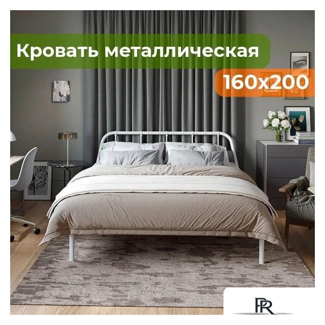 Кровать Домаклево Мира 160x200 (белый) - Изображение №6 — Интернет-магазин ПроЗаказ