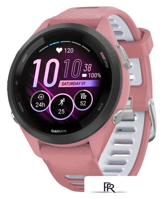 Умные часы Garmin Forerunner 265S (светло-розовый/пудрово-серый) - Изображение №1 — Интернет-магазин ПроЗаказ