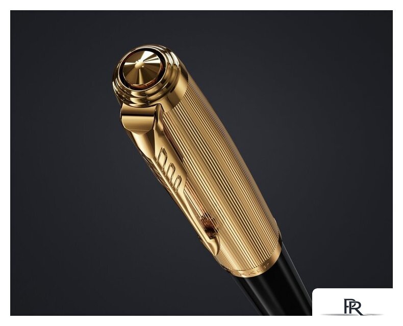 Ручка шариковая Parker 51 Deluxe Black GT 2123513 - Изображение №2 — Интернет-магазин ПроЗаказ