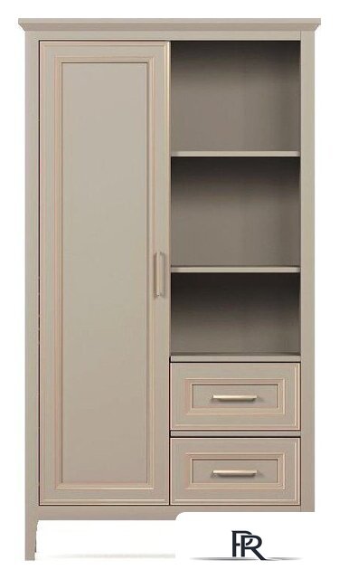 Шкаф распашной Black Red White Classic REG1D2S (глиняный серый) - Изображение №1 — Интернет-магазин ПроЗаказ