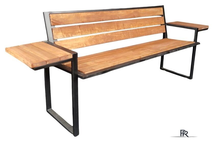 Скамейка Saniji Со столиками С89 2100x450x800 - Изображение №1 — Интернет-магазин ПроЗаказ