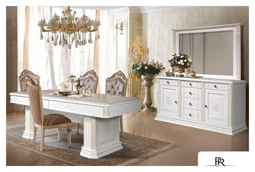 Зеркало ФорестДекоГрупп Бьянка ГН010-12 (белый) - Изображение №2 — Интернет-магазин ПроЗаказ